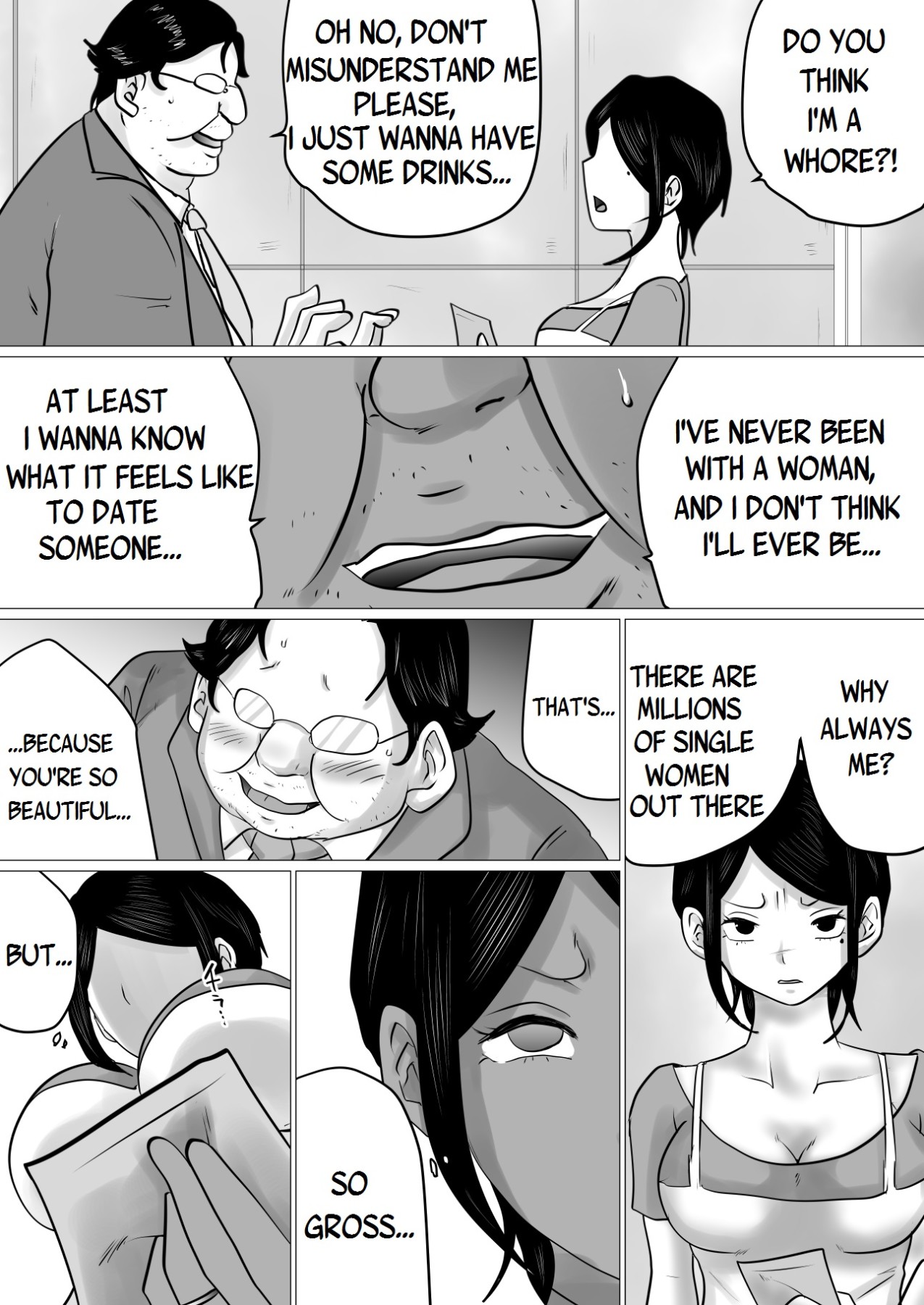 Hentai Manga Comic-An Arrogant Wife Who Hates Ugliness Falls For Her Ugly Boss-Read-9